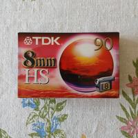 Cassetta video vintage TDK 8mm HS 90
