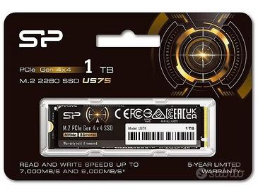 SSD M.2 NVMe 1TB PCIe Gen4 US75 Nuovo