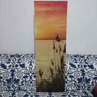 stampa su vetro tramonto 