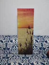 stampa su vetro tramonto 