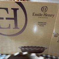Tortiera e stampini in ceramica EMILE HENRY France