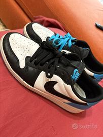 Air Jordan 1 Low OG "Dark Powder Blue" (UNC) 44 eu
