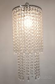 Lampadario a cascata murano con pendenti Vintage