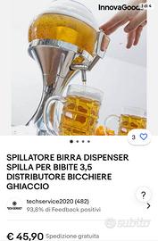 Spillatore 3 l 1/2 birra/coca/fanta/acqua etc