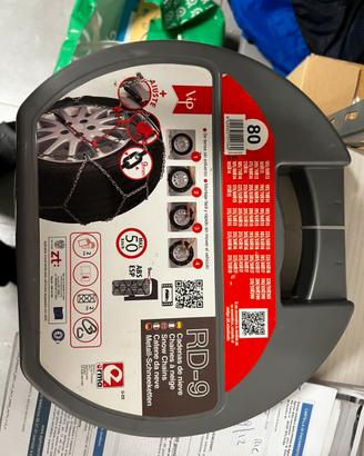 🔥 CATENE DA NEVE 9 mm RD-9 – NUOVE – GRUPPO 80 🔥