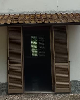 Tettoia in legno 