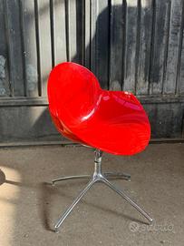 4 sedie Cookie Infiniti Studio Zetass rosse