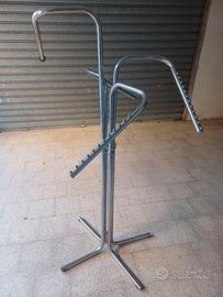 stender quadriangolare a 4 braccia in acciaio