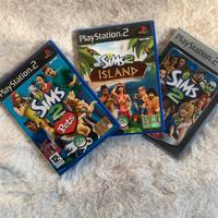 Lotto 3 videogiochi per PS2- the sims2