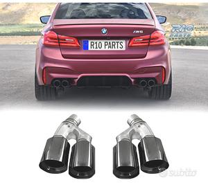 TERMINALI SCARICO BMW G30 G31 20-23 LOOK M5 NERO