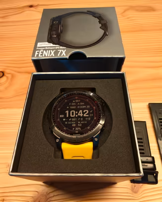 Garmin Fenix 7x solar sapphire 