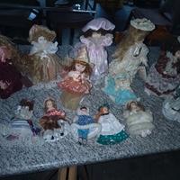 Bambole in ceramica da collezione 