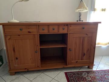 Ikea Credenza bassa Hemnes legno