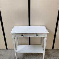 Mobile consolle tavolino ingresso bianco shabby