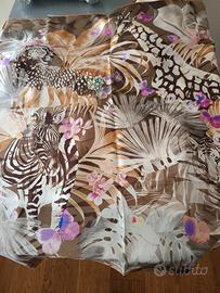 Foulard seta fantasia wild Salvatore Ferragamo