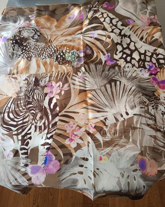 Foulard seta fantasia wild Salvatore Ferragamo