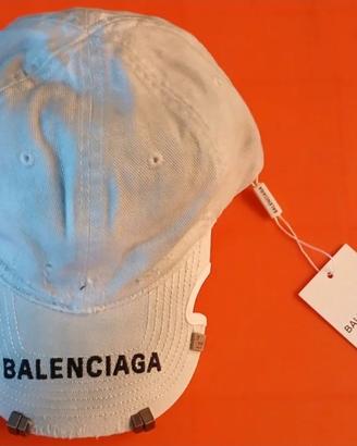 Cappellino Balenciaga Bianco Baseball Cap