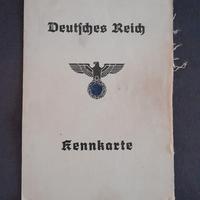 WW2 documento tedesco Kennkarte