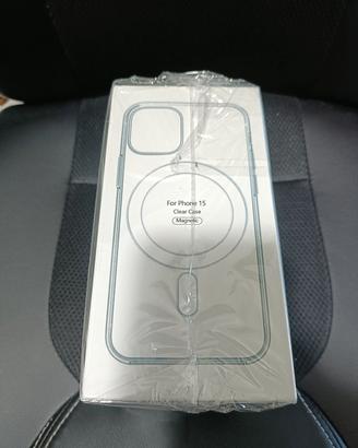 Stock 10pz Cover per iPhone 15 Trasparenti Magsafe