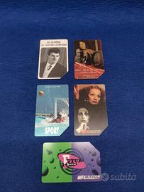 schede telefoniche a tiratura molto limitata 