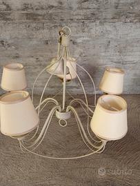 Lampadario sospensione stile country