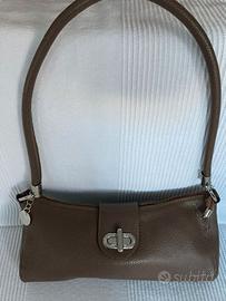 Borsa pelle tortora