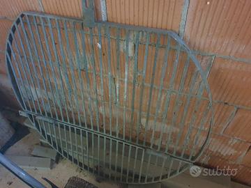 Griglia zincata artigianale per pozzo