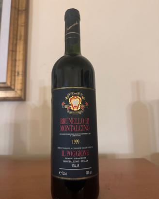 Brunello di Montalcino anno 1999