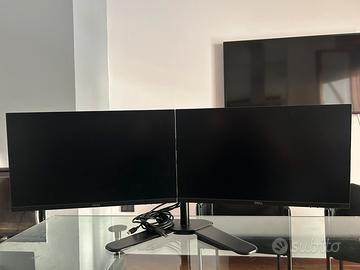 Coppia Monitor Dell P2219H + Braccio Doppio