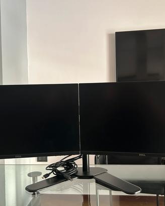 Coppia Monitor Dell P2219H + Braccio Doppio