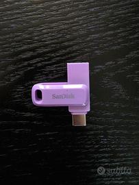 Chiavetta USB SanDisk 512GB Type-C Type-A
