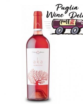 Vino rosato primitivo puglia consor.prod.vini"aka"