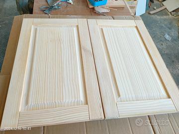 ante cucina legno massello naturale 