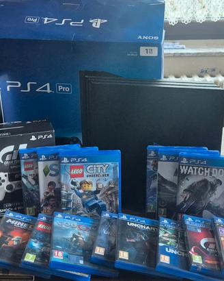ps4 pro 1Tb e 15 giochi