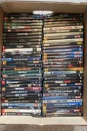 Scatolone con 64 dvd generi misti lotto film