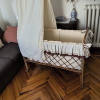 lettino in vimini per neonati
