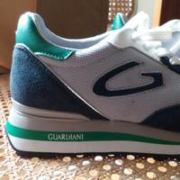 Sneaker in Camoscio Colore Blu Alberto GUARDIANI