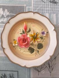 Piatto Capodimonte originale con marchio