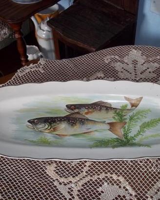 Antico vassoio da pesce