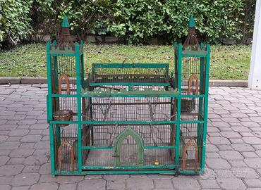 Gabbia per uccellini vintage