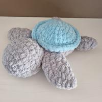 Peluche Amigurumi tartaruga all'uncinetto 