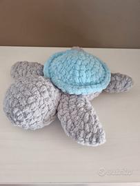 Peluche Amigurumi tartaruga all'uncinetto 