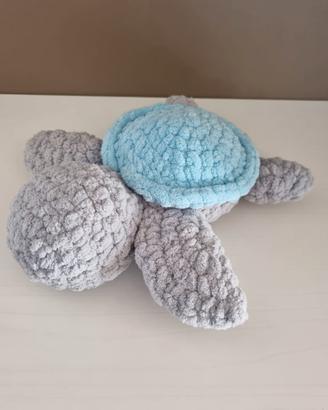 Peluche Amigurumi tartaruga all'uncinetto 