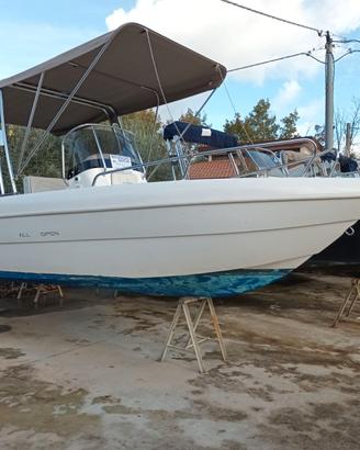 Open Allegra 19+Suzuki DF40ASTL 2021+carrello 