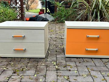 Due comodini per cameretta bambini/ragazzi