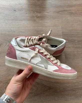 Golden goose Ballstar Rosa e bianca taglia 40