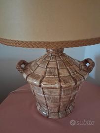 Originale Lume Vintage, base in ceramica