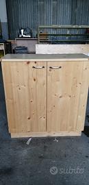 Mobiletto Credenza in Legno Massello