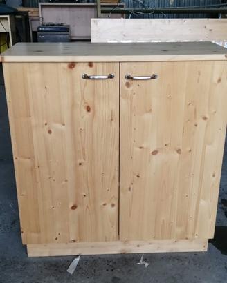 Mobiletto Credenza in Legno Massello