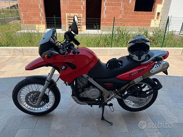 BMW F650GS del 2002 rossa Km 19500